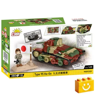   COBI 3115 – Type 95 Ha-Go – japán könnyű harckocsi építőjáték – 100% kompatibilis minden más kedvelt márkával