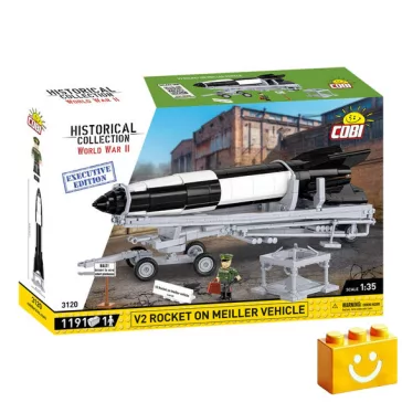   COBI 3120 – V2 Rakéta és szállító jármű – Executive Edition építőjáték – 100% kompatibilis minden más kedvelt márkával