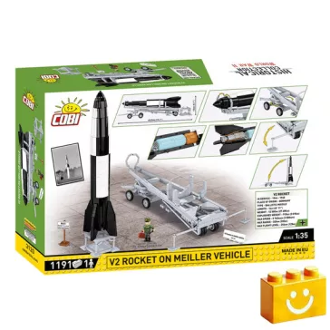   COBI 3120 – V2 Rakéta és szállító jármű – Executive Edition építőjáték – 100% kompatibilis minden más kedvelt márkával