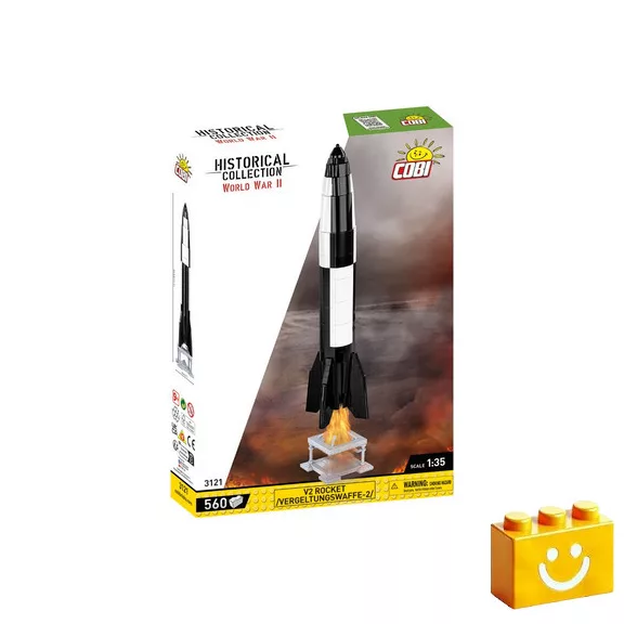 COBI 3121 – V2 Rakéta / Vergeltungswaffe-2 építőjáték – 100% kompatibilis minden más kedvelt márkával COBI 3121 – V2 Rakéta / Vergeltungswaffe-2 építőjáték – 100% kompatibilis minden más kedvelt márkával