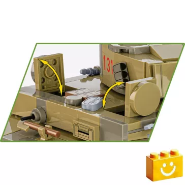   COBI 3123 – Panzer VI Tiger I No. 131 harckocsi építőjáték – 100% kompatibilis minden más kedvelt márkával