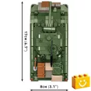 COBI 3126 - M4A1 Sherman - amerikai közepes harckocsi - 100% kompatibilis minden más kedvelt márkával COBI 3126 - M4A1 Sherman - amerikai közepes harckocsi - 100% kompatibilis minden más kedvelt márkával