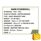 COBI 3128 - Mark IV Churchill - brit nehéz infanterie páncélos - 100% kompatibilis minden más kedvelt márkával COBI 3128 - Mark IV Churchill - brit nehéz infanterie páncélos - 100% kompatibilis minden más kedvelt márkával
