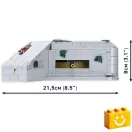 COBI 3136 - Regelbau 667 német bunker - második világháborús erődítmény - 100% kompatibilis minden más kedvelt márkával