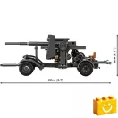 COBI 3140 - 8,8 cm Flak 18 löveg vontatókocsival - német légvédelmi ágyú készlet - 100% kompatibilis minden más kedvelt márkával COBI 3140 - 8,8 cm Flak 18 löveg vontatókocsival - német légvédelmi ágyú készlet - 100% kompatibilis minden más kedvelt márkával