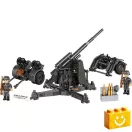 COBI 3140 - 8,8 cm Flak 18 löveg vontatókocsival - német légvédelmi ágyú készlet - 100% kompatibilis minden más kedvelt márkával COBI 3140 - 8,8 cm Flak 18 löveg vontatókocsival - német légvédelmi ágyú készlet - 100% kompatibilis minden más kedvelt márkával