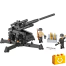 COBI 3142 - 10,5 cm Flak 39 nehéz légvédelmi ágyú - 100% kompatibilis minden más kedvelt márkával COBI 3142 - 10,5 cm Flak 39 nehéz légvédelmi ágyú - 100% kompatibilis minden más kedvelt márkával