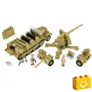 COBI 3143 - Sd.Kfz. 8 és 8,8 cm Flak 36 (DAK) - német féllánctalpas vontató és légvédelmi ágyú készlet - 100% kompatibilis minden más kedvelt márkával COBI 3143 - Sd.Kfz. 8 és 8,8 cm Flak 36 (DAK) - német féllánctalpas vontató és légvédelmi ágyú készlet - 100% kompatibilis minden más kedvelt márkával