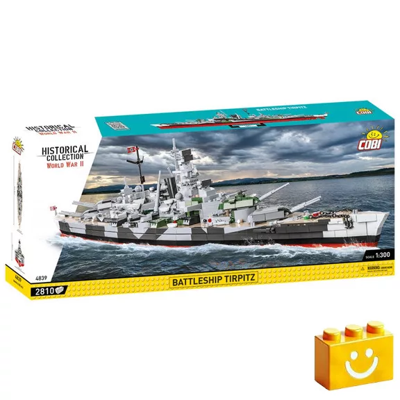 COBI 4839 – Tirpitz – német csatahajó építőjáték – 100% kompatibilis minden más kedvelt márkával COBI 4839 – Tirpitz – német csatahajó építőjáték – 100% kompatibilis minden más kedvelt márkával