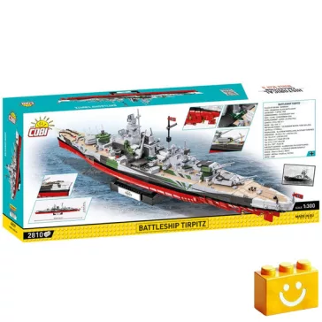   COBI 4839 – Tirpitz – német csatahajó építőjáték – 100% kompatibilis minden más kedvelt márkával