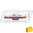 COBI 4842 – Pennsylvania-osztályú csatahajó (2 az 1-ben) – Executive Edition építőjáték – 100% kompatibilis minden más kedvelt márkával