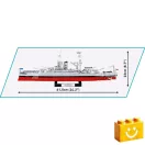COBI 4843 – USS Arizona (BB-39) – amerikai csatahajó építőjáték – 100% kompatibilis minden más kedvelt márkával COBI 4843 – USS Arizona (BB-39) – amerikai csatahajó építőjáték – 100% kompatibilis minden más kedvelt márkával