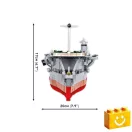 COBI 4851 – IJN Akagi – japán repülőgép-hordozó építőjáték – 100% kompatibilis minden más kedvelt márkával COBI 4851 – IJN Akagi – japán repülőgép-hordozó építőjáték – 100% kompatibilis minden más kedvelt márkával