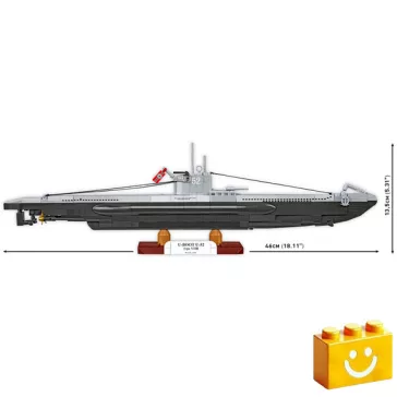   COBI 4852 -  U-Boot U-52 - 100% kompatibilis minden más kedvelt márkával