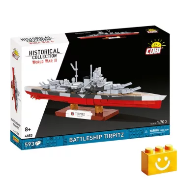   COBI 4853 -Tirpitz csatahajó - 100% kompatibilis minden más kedvelt márkával