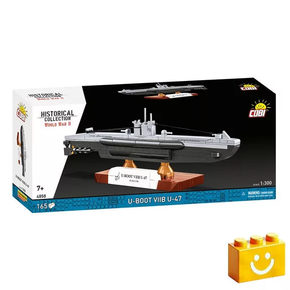 COBI 4858 - U-Boot VIIB U-47 tengeralattjáró - 100% kompatibilis minden más kedvelt márkával COBI 4858 - U-Boot VIIB U-47 tengeralattjáró - 100% kompatibilis minden más kedvelt márkával