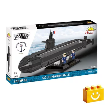   COBI 4859 - Sous-Marin Francia SNLE nukleáris tengeralattjáró - 100% kompatibilis minden más kedvelt márkával