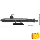 COBI 4859 - Sous-Marin Francia SNLE nukleáris tengeralattjáró - 100% kompatibilis minden más kedvelt márkával COBI 4859 - Sous-Marin Francia SNLE nukleáris tengeralattjáró - 100% kompatibilis minden más kedvelt márkával