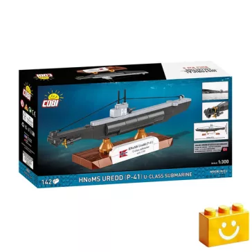   COBI 4861 - HNoMS Uredd (P-41) U-class - norvég tengeralattjáró modell - 100% kompatibilis minden más kedvelt márkával