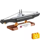 COBI 4861 - HNoMS Uredd (P-41) U-class - norvég tengeralattjáró modell - 100% kompatibilis minden más kedvelt márkával