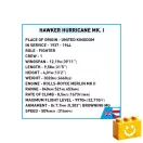 COBI 5728 - Hawker Hurricane Mk.I vadászrepülő - 100% kompatibilis minden más kedvelt márkával COBI 5728 - Hawker Hurricane Mk.I vadászrepülő - 100% kompatibilis minden más kedvelt márkával