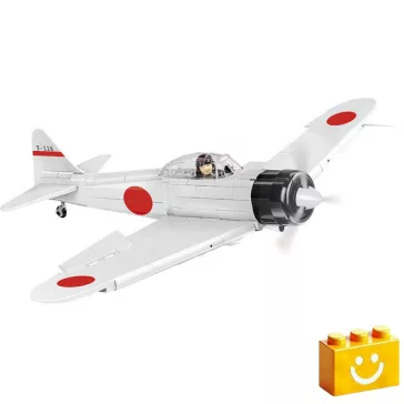   COBI 5729 - Mitsubishi A6M2 "Zero-Sen" - japán vadászrepülő - 100% kompatibilis minden más kedvelt márkával