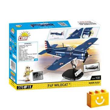   COBI 5731 – F4F Wildcat – amerikai vadászrepülőgép építőjáték – 100% kompatibilis minden más kedvelt márkával