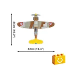 COBI 5734 – Dewoitine D.520 – francia vadászrepülőgép építőjáték – 100% kompatibilis minden más kedvelt márkával COBI 5734 – Dewoitine D.520 – francia vadászrepülőgép építőjáték – 100% kompatibilis minden más kedvelt márkával