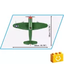 COBI 5737 – P-47 Thunderbolt – amerikai vadászrepülőgép építőjáték – 100% kompatibilis minden más kedvelt márkával