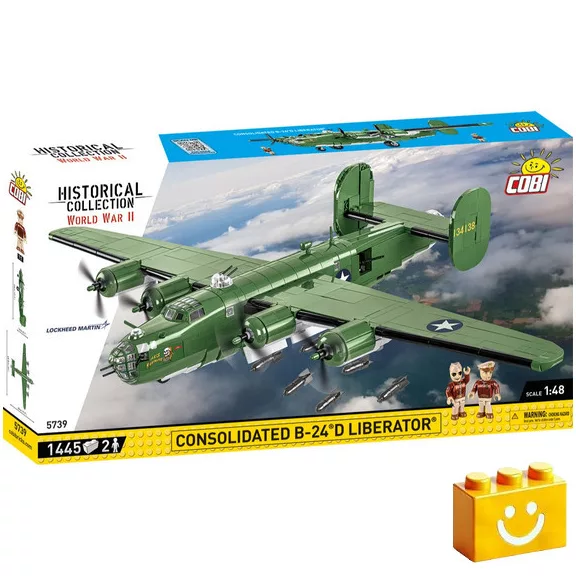 COBI 5739 – B-24D Liberator – amerikai nehézbombázó építőjáték – 100% kompatibilis minden más kedvelt márkával COBI 5739 – B-24D Liberator – amerikai nehézbombázó építőjáték – 100% kompatibilis minden más kedvelt márkával