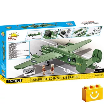   COBI 5739 – B-24D Liberator – amerikai nehézbombázó építőjáték – 100% kompatibilis minden más kedvelt márkával
