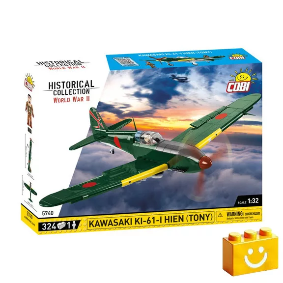 COBI 5740 – Kawasaki Ki-61-I Hien „Tony” – japán vadászrepülőgép építőjáték – 100% kompatibilis minden más kedvelt márkával COBI 5740 – Kawasaki Ki-61-I Hien „Tony” – japán vadászrepülőgép építőjáték – 100% kompatibilis minden más kedvelt márkával