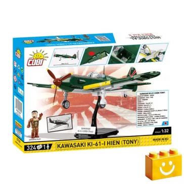   COBI 5740 – Kawasaki Ki-61-I Hien „Tony” – japán vadászrepülőgép építőjáték – 100% kompatibilis minden más kedvelt márkával