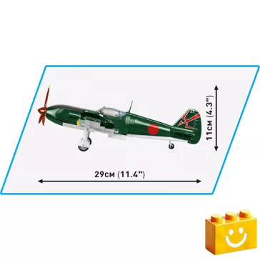   COBI 5740 – Kawasaki Ki-61-I Hien „Tony” – japán vadászrepülőgép építőjáték – 100% kompatibilis minden más kedvelt márkával
