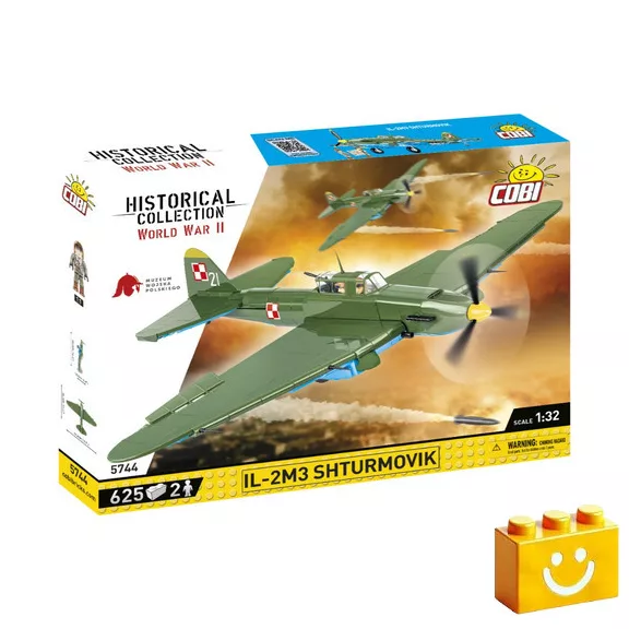 COBI 5744 – IL-2M3 Shturmovik – szovjet csatarepülőgép építőjáték – 100% kompatibilis minden más kedvelt márkával COBI 5744 – IL-2M3 Shturmovik – szovjet csatarepülőgép építőjáték – 100% kompatibilis minden más kedvelt márkával