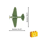 COBI 5744 – IL-2M3 Shturmovik – szovjet csatarepülőgép építőjáték – 100% kompatibilis minden más kedvelt márkával COBI 5744 – IL-2M3 Shturmovik – szovjet csatarepülőgép építőjáték – 100% kompatibilis minden más kedvelt márkával