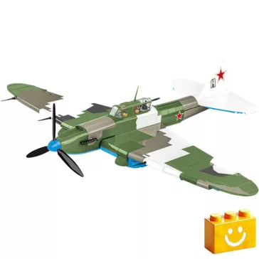   COBI 5745 – IL-2 (1943) – szovjet csatarepülőgép építőjáték – 100% kompatibilis minden más kedvelt márkával