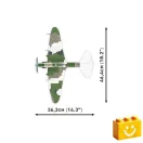 COBI 5745 – IL-2 (1943) – szovjet csatarepülőgép építőjáték – 100% kompatibilis minden más kedvelt márkával COBI 5745 – IL-2 (1943) – szovjet csatarepülőgép építőjáték – 100% kompatibilis minden más kedvelt márkával