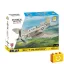 COBI 5746 – Bell P-39D Airacobra – amerikai vadászrepülőgép építőjáték – 100% kompatibilis minden más kedvelt márkával