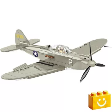   COBI 5746 – Bell P-39D Airacobra – amerikai vadászrepülőgép építőjáték – 100% kompatibilis minden más kedvelt márkával