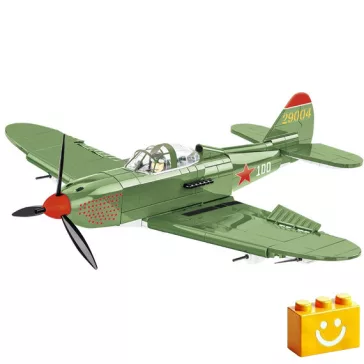   COBI 5747 – Bell P-39Q Airacobra – szovjet vadászrepülőgép építőjáték – 100% kompatibilis minden más kedvelt márkával