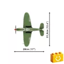 COBI 5747 – Bell P-39Q Airacobra – szovjet vadászrepülőgép építőjáték – 100% kompatibilis minden más kedvelt márkával COBI 5747 – Bell P-39Q Airacobra – szovjet vadászrepülőgép építőjáték – 100% kompatibilis minden más kedvelt márkával