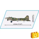 COBI 5749 – B-17F Flying Fortress „Memphis Belle” – Executive Edition építőjáték – 100% kompatibilis minden más kedvelt márkával