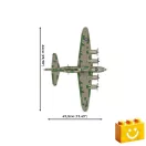 COBI 5749 – B-17F Flying Fortress „Memphis Belle” – Executive Edition építőjáték – 100% kompatibilis minden más kedvelt márkával