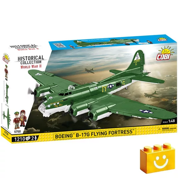 COBI 5750 – B-17G Flying Fortress – amerikai nehézbombázó építőjáték – 100% kompatibilis minden más kedvelt márkával COBI 5750 – B-17G Flying Fortress – amerikai nehézbombázó építőjáték – 100% kompatibilis minden más kedvelt márkával