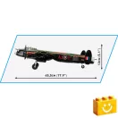 COBI 5758 – Avro Lancaster B III Dambuster – brit nehézbombázó építőjáték – 100% kompatibilis minden más kedvelt márkával