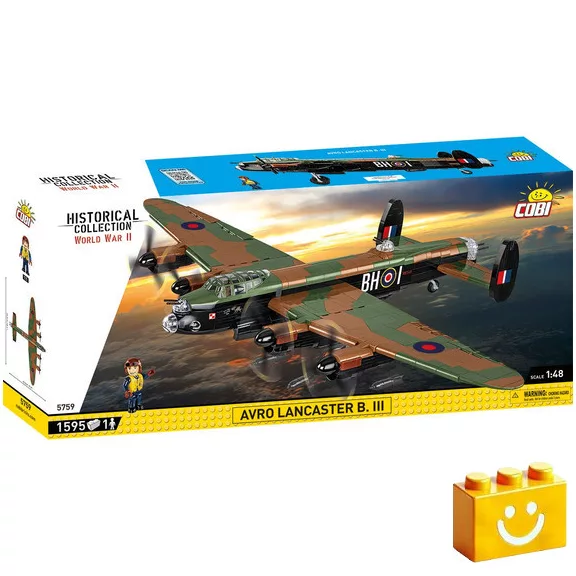COBI 5759 – Avro Lancaster B Mk.I/III 300 Sqdn RAF – brit nehézbombázó építőjáték – 100% kompatibilis minden más kedvelt márkával COBI 5759 – Avro Lancaster B Mk.I/III 300 Sqdn RAF – brit nehézbombázó építőjáték – 100% kompatibilis minden más kedvelt márkával