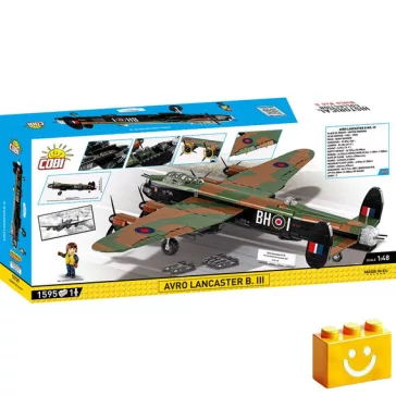   COBI 5759 – Avro Lancaster B Mk.I/III 300 Sqdn RAF – brit nehézbombázó építőjáték – 100% kompatibilis minden más kedvelt márkával