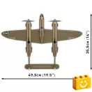 COBI 5763 - Lockheed P-38H Lightning - amerikai vadászrepülő - 100% kompatibilis minden más kedvelt márkával COBI 5763 - Lockheed P-38H Lightning - amerikai vadászrepülő - 100% kompatibilis minden más kedvelt márkával
