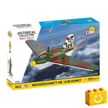   COBI 5766 - Messerschmitt Me 163B „Komet” - német rakétahajtású vadászrepülő - 100% kompatibilis minden más kedvelt márkával